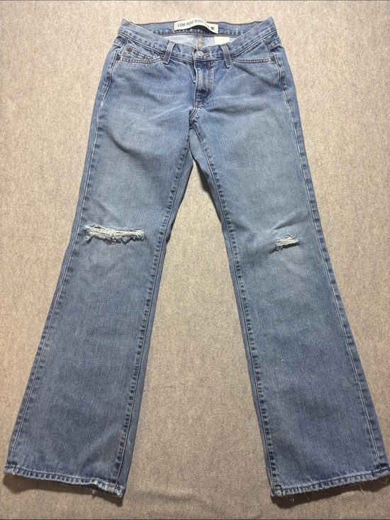 GAP Denim - Gap Blue Jeans Women 6 Regular Light Blue Low Rise Boot Cut  USA Vintage (19)